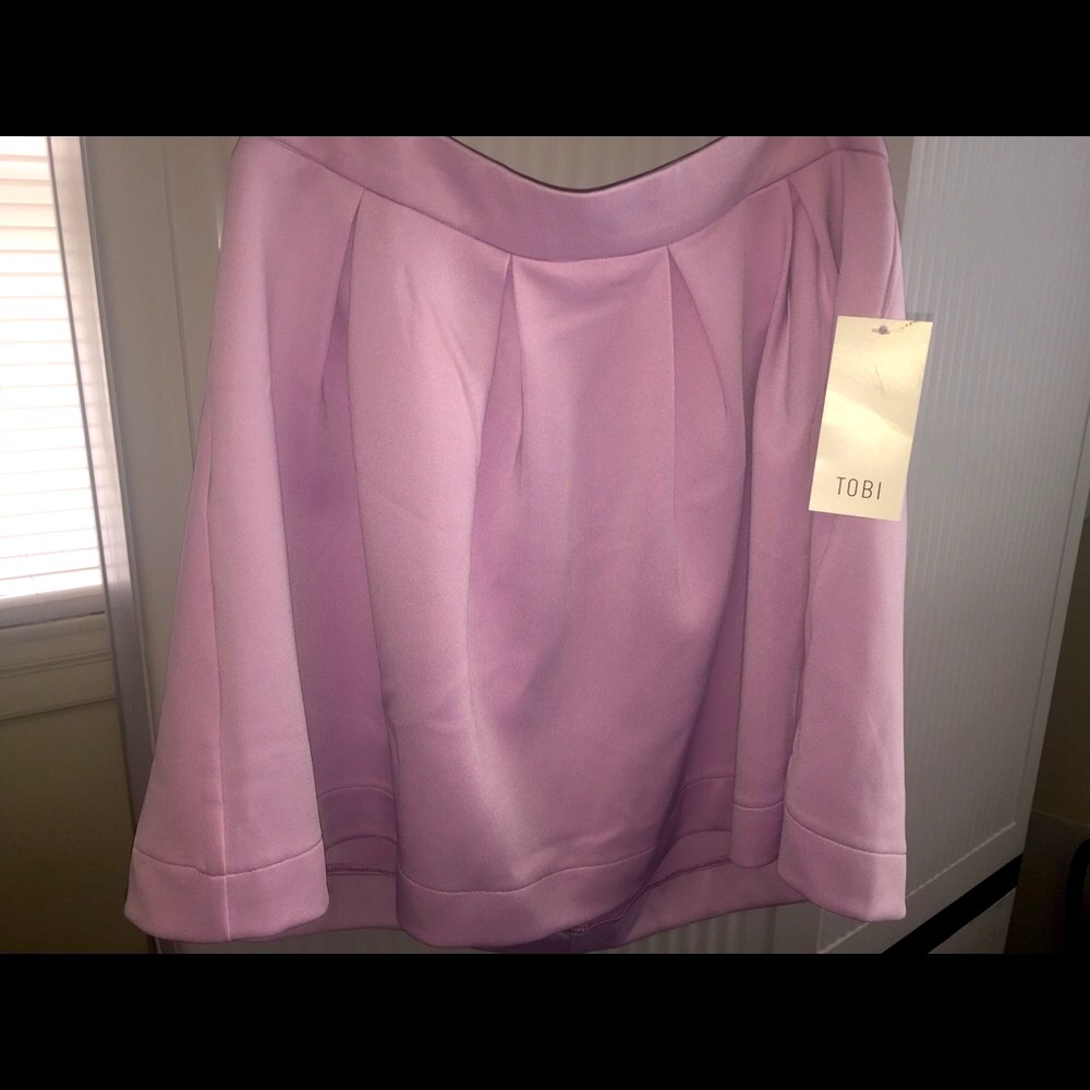 TOBI Pleated Mini Skirt L